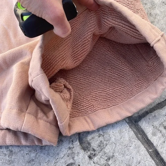 Lunya Terry Cotton Romper Tan XS/S - Picture 5 of 14